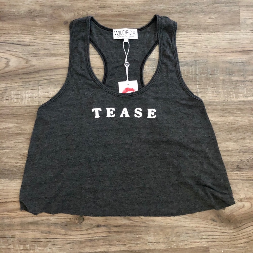 HP π NWT Wildfox Tease Tank - Picture 2 of 7